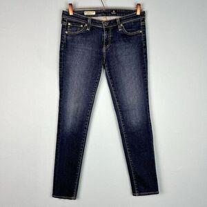 Ag Adriano Goldschmied Women's The Legging Ankle Super Skinny Blue Jeans Sz 28 R